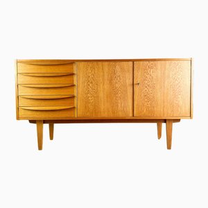 Mid-Century Sideboard 602 aus Eiche von Franz Ehrlich für Veb Dw Hellerau