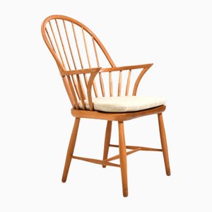 Sedia Windsor Fh38 in quercia di Frits Henningsen, anni '60