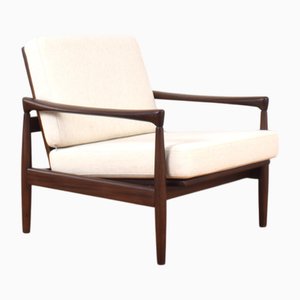 Poltrona Kolding Mid-Century moderna in teak di Erik Wørts per Ikea, anni '60