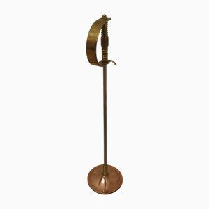 Arts and Crafts Copper and Brass Sword Poker, 1890s