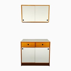 Mobiletto Bermuda di Corsini & Wiskemann per Rinascente Milano, anni '70, set di 2