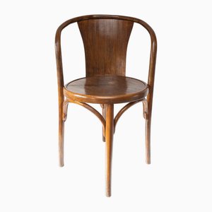 E15 C Stuhl aus Bugholz von Fischel, Ehemalige Tschechoslowakei, 1920er-1930er