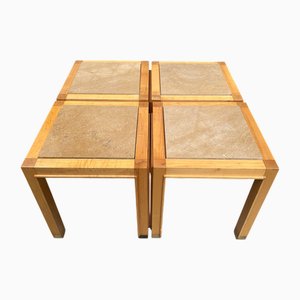 Side Tables, 1980s, Set of 4