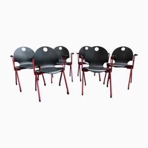 Plichaise Stühle von Souvignet, 1980er, 6er Set