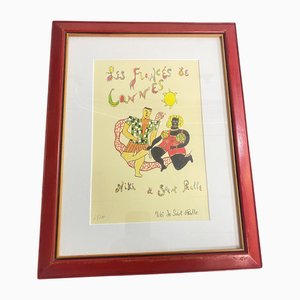 Niki de Saint Phalle, Composition, Lithograph, 1972, Framed
