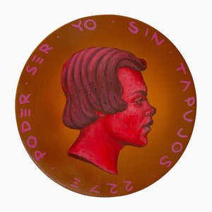Natasha Lelenco, Moneda # 220, 2024, Pintura en acrílico