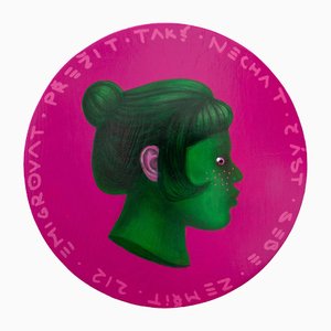 Natasha Lelenco, Currency #234, 2024, Pittura acrilica