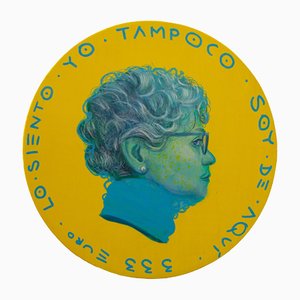 Natasha Lelenco, Moneda # 246, 2024, Pintura acrílica