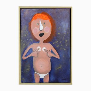 Inés Silvalde, Lucy Boom, Mixed Media on Canvas, 2018