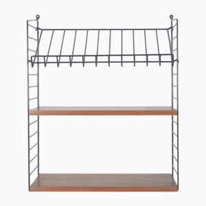 Swedish Wall Unit attributed to Kasja & Nils Nisse Strinning for String, 1950s