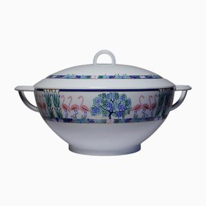 Feine Porzellan Terrine von Limoges, 1986