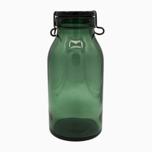 Bote de conserva suizo vintage de 1,5 L de Bülach Glas, años 30