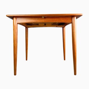 Table de Salle à Manger Mid-Century en Teck de Carlsson & Co., 1950s