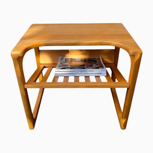 Scandinavian Side Table with a Shelf for Magazines by B.R. Gelsted, Denmark, 1960s