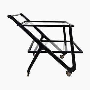 Mid-Century Bar Cart attributed to Cesare Lacca, Italy, 1950s