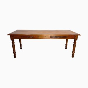French Louis Philippe Cherrywood Table, Mid 19th Century