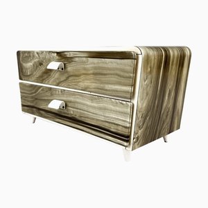 Mid-Century Plastic Jewellery Box with Glossy Finish, 1950s