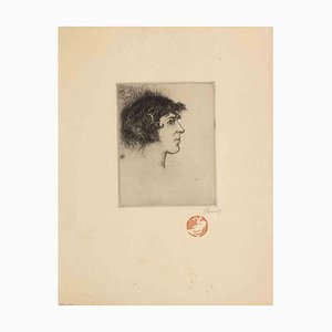 Francis Brooks Chadwick, Portrait, Etching, 1915
