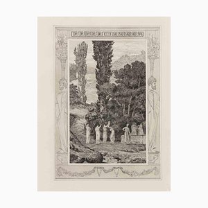 Max Klinger, Venus and her Sisters, Etching, 1909