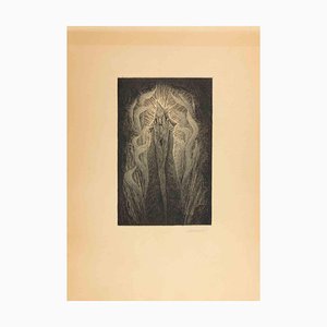 Fritz Schwimbeck, Traum, Etching, 1918