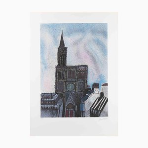 Franco Gentilini, Church, Screenprint, 1970s