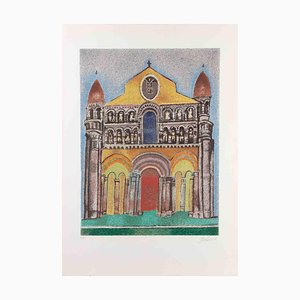 Franco Gentilini, Church, Screenprint, 1970s