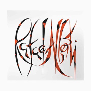 Rafael Alberti, Creative Signature, Lithograph, 1973