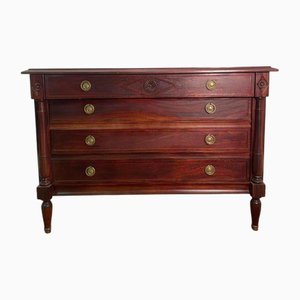 Empire Style Chest of Drawers in Mahogany