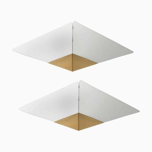 Pyramidenförmige Einbauleuchte von JT Kalmar, 1970