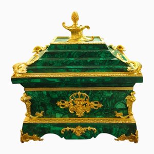 20. Jh. Empire Malachitbox