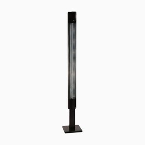 Large Black Signal Column Floor Lamp by Serge Mouille