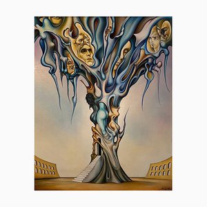 Jean-Pierre Burquier, The Tree of Life, Oil on Canvas