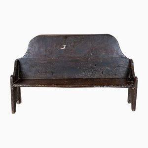 17th century Fireplace Bench in Oak, France