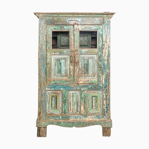 Indian Rustic Wooden Cupboard, 1920s