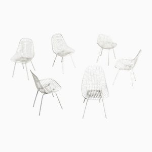 Bikini Chairs by Charles & Ray Eames for Herman Miller, 1950s, Set of 6