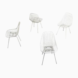 Bikini Chairs by Charles & Ray Eames for Herman Miller, 1950s, Set of 4