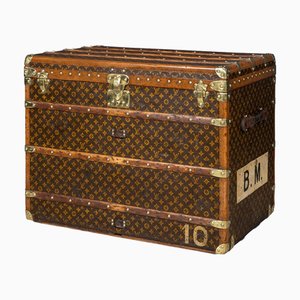 Malle Haute Truhe aus Monogram Canvas von Louis Vuitton, Frankreich, 1920er