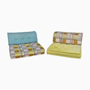 Mah Jong Sectional Sofas by Hans Hopfer for Roche Bobois, France, 2000s, Set of 4