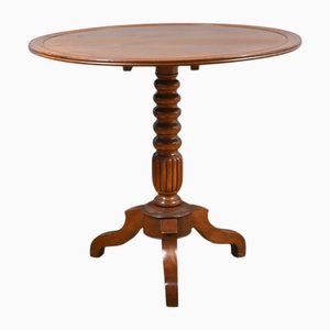 Louis Philippe System Säulentisch aus Mahagoni