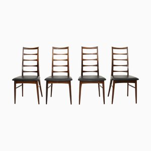 Danish Dining Chairs attributed to Niels Koefoed for Koefoeds Hornslet, 1960, Set of 4