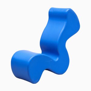 Silla Phantom en azul de Verner Panton para Innovation