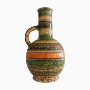 Large Italian Italian Ceramic Vase/Pitcher by Aldo Londi for Bitossi, 1960s