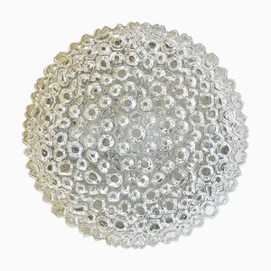 Bubble White & Amber Hue Decken- oder Wandlampe aus Glas von Helena Tynell für Limburger Leuchten, Deutschland, 1960er