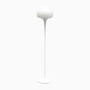 Lampadaire en Verre Opalin par Goffredo Reggiani, 1970s