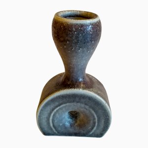 Vase Sculpture Bouteille en Grès par Carlo Zauli, 1970s