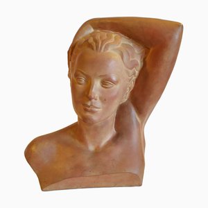 Riccardo Scarpa, Bust of a Woman, 1970s, Terracotta