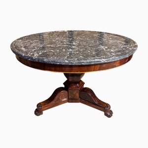 Mesa de centro Gueridon francesa antigua, 1830