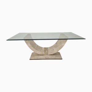 Mesa de centro Mactan de piedra, años 90