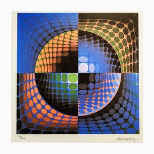 Victor Vasarely, Composition, 1970s, Lithograph