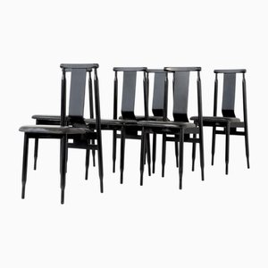 Sillas Lierna de Pier Giacomo and Achile Castiglioni para Gavina, Italia, 1958. Juego de 6